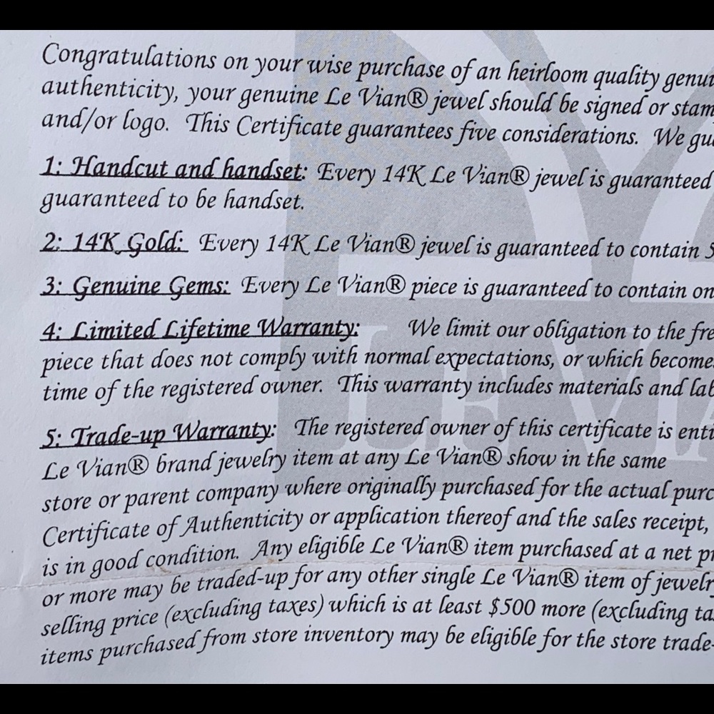 Le Vian diamond, blue topaz, sapphire neck - Picture 9 of 9